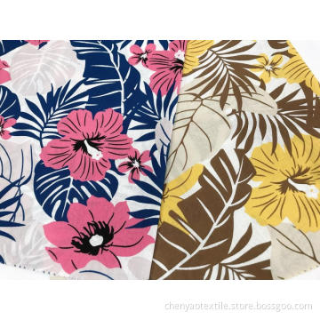 Lady's Skirt With Cotton Linen Printed Fabric